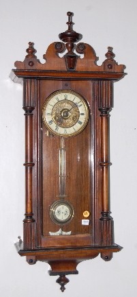 Hamburg Germany Carved RA Clock; Spring Wound — Antique Clocks Price Guide
