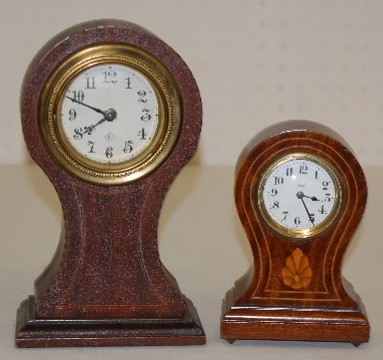 Gilbert &amp; New Haven Balloon Style Dresser Clocks — Antique Clocks Price Guide
