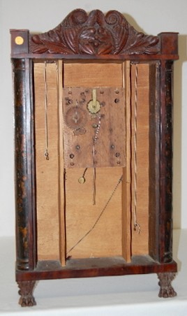 Wood Works Carved Top Paw Foot — Antique Clocks Price Guide