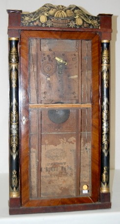 Thomas ____ses Wood Works Shelf Clock — Antique Clocks Price Guide