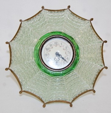 Green Glass Umbrella — Antique Clocks Price Guide