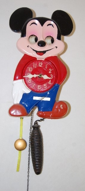 Walt Disney Prod. Animated Mickey Mouse Clock — Antique Clocks Price Guide