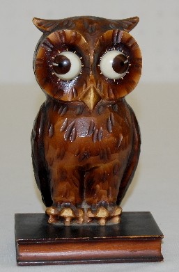 Germany Googlie Eye Owl Clock — Antique Clocks Price Guide