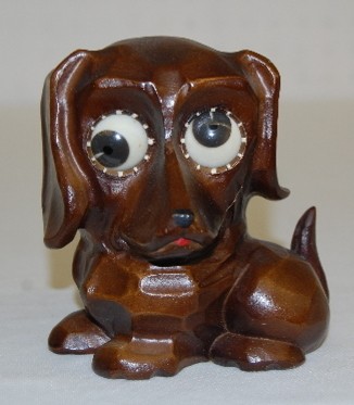 Oswald Googlie Eye Dog Clock — Antique Clocks Price Guide
