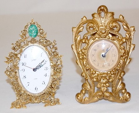 Goldbuhl German &amp; Waterbury Metal Novelty Clocks — Antique Clocks Price Guide