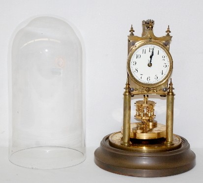 Gustav Becker German Anniversary Dome Clock — Antique Clocks Price Guide