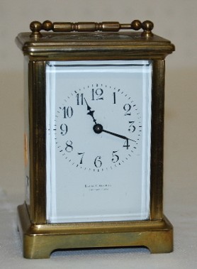 French Brass Carriage Clock — Antique Clocks Price Guide