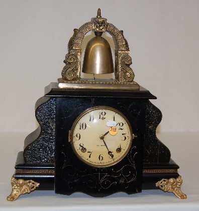 Gilbert Bell Top Curfew Mantel Clock — Antique Clocks Price Guide