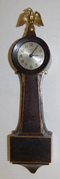 New Haven 12 Day Miniature Banjo Clock — Antique Clocks Price Guide