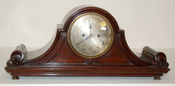 W &amp; H Tambour Chiming Mantel Clock — Antique Clocks Price Guide