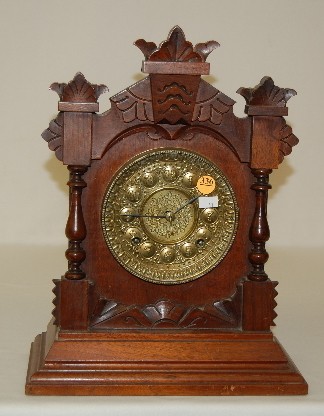 Ansonia Black Walnut "Tivoli" Cabinet Clock — Antique Clocks Price Guide