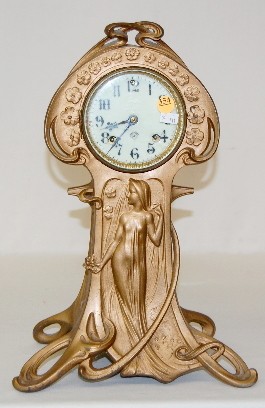 Ansonia "Ophelia" Metal Mantel — Antique Clocks Price Guide