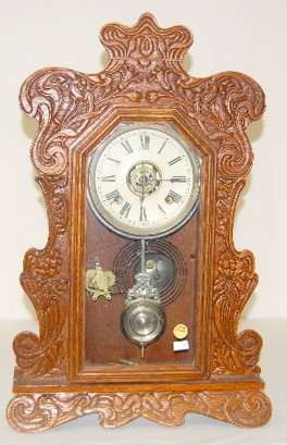 Ansonia Art Nouveau 8 Day Mantel Clock — Antique Clocks Price Guide