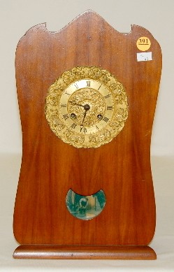 Silk String Suspension Wood Mantel Clock — Antique Clocks Price Guide