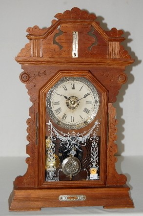 Seth Thomas Walnut 8 Day Kitchen Clock — Antique Clocks Price Guide