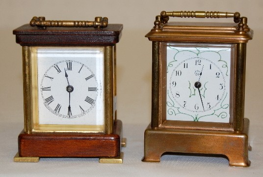 2 Waterbury Carriage Clocks — Antique Clocks Price Guide