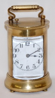 Waterbury "Wayfarer" Oval Carriage Clock — Antique Clocks Price Guide