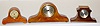 Ansonia and U.S.A. Wooden Mantel Clocks