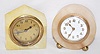 2 Onyx Desk Clocks