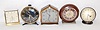 5 Metal Alarm Clocks; Waterbury, Ingraham + More