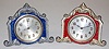 2 Sessions Metal Painted Dresser Clocks