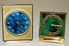 Hamilton and Bucherer Enamel Dial Alarm Clocks
