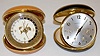 2 Westclox Multi Dial Travel Alarm Clocks