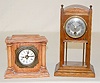 2 Miniature Clocks, Lenzkirch & Junghans