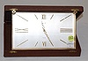 Luxor 8 Day Swiss Desk Clock in Fitted Case