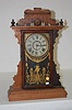 E.N. Welch Walnut "Dickens" Kitchen Clock