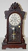 Walnut Kitchen Clock with Alarm