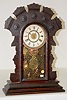 Dark Oak 8 Day T & S Alarm Kitchen Clock