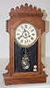 Ansonia Black Walnut "Werra" Kitchen Clock