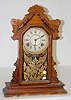 Ingraham Walnut "Topaz" 8 Day Kitchen Clock