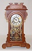 Ingraham Walnut 8 Day Mantel Clock