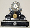 French Slate & Marble Mantel Clock