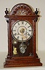 Waterbury Walnut "Albany" Parlor Clock