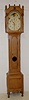 Early Primitive 2 Weight Tall Case Clock
