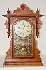 Waterbury Walnut "Buffalo" Calendar Clock