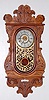 New Haven Oak "Vandal" T & S Wall Clock
