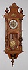 Gustav Becker Carved RA Clock