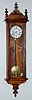 Mahogany One Weight Vienna Regulator Clock
