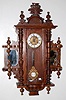 Mirror Side RA German Wall Regulator Clock