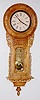 Oak Carved Japanese Wall Regulator "A"