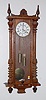 2 Wt. Signed Freiburg Carved Vienna Regulator Clock
