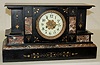 Japy Freres Slate and Marble Mantel Clock