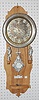 Antique RA Wall Clock, Silver Dial and Cherubs