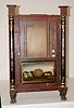 Miniature 1/2 Column Shelf Clock Case