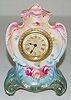 Ansonia Royal Bonn "Agate" Miniature China Clock