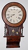 E.N. Welch Drop Scroll Wall Clock